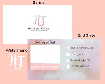 YouTube Banner | Channel Package | Banner, Watermark and End Slate