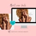 see more listings in the Canva Website Templates section