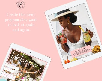 Event Program, Conference, Retreat, Event Social Media Posts, Event Planner Canva Templates, Instagram Posts, Instagram Stories