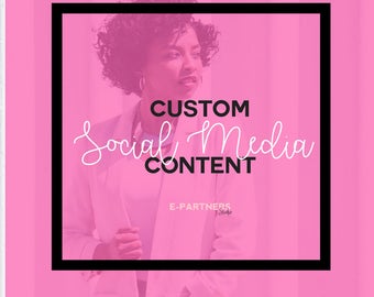 10 Custom Branded Content Pieces | Social Media | Branding Design