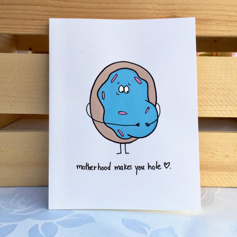 Bun In The Oven card for new mom baby shower card pregnancy card expecting mother card Baby Annoucement Card////new mom card expecting mom card