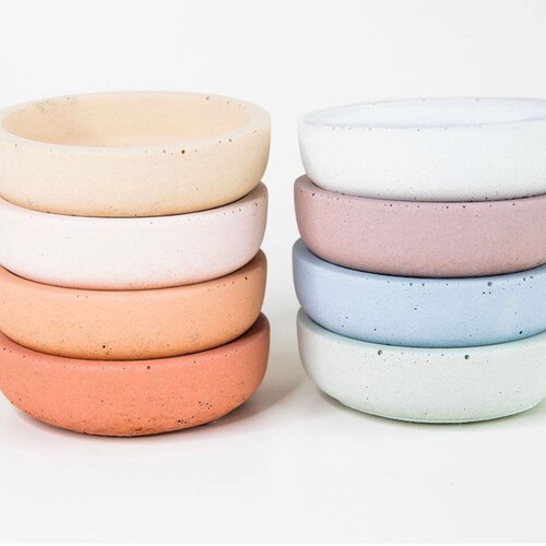 Decorative Tray / Trinket Dish / Jewelry Holder / Concrete / Etsy