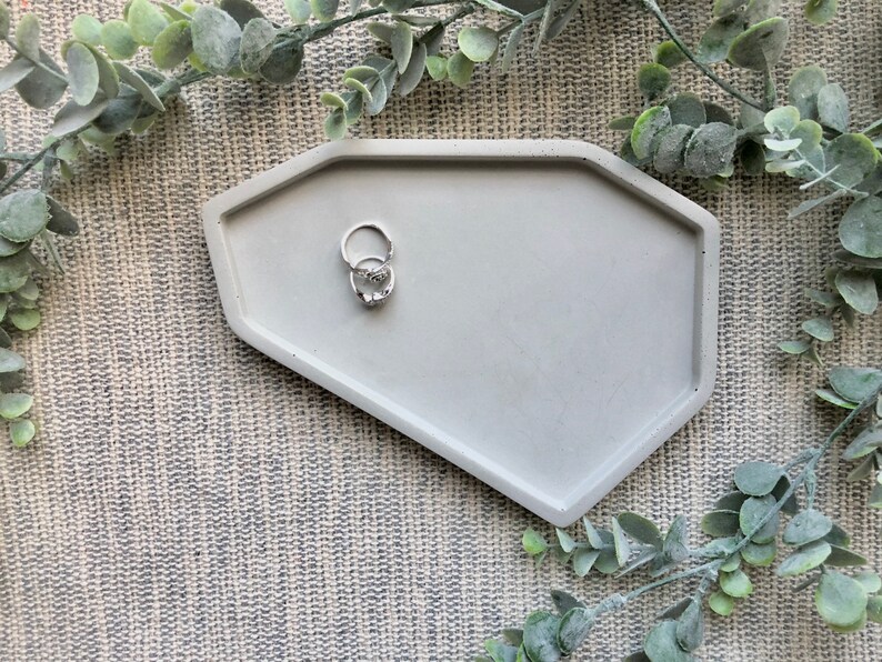 Concrete Tray Decorative Concrete Tray Large Tray Etsy