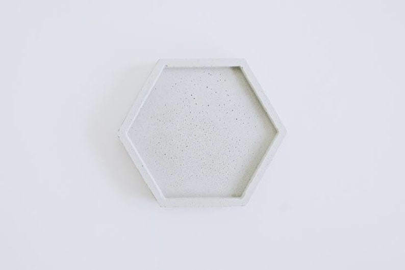 Hexagon Concrete Coasters image 3