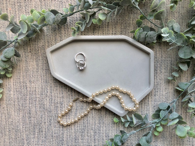 Concrete Tray Decorative Concrete Tray Large Tray Etsy