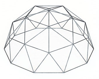 2V Geodesic Dome Igloo, Greenhouse, Dining Pod for Outdoor Patios and Gardens