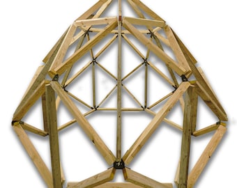 Zome Dome Hub Brackets - DIY Sheet Metal Connector Kit by Thunder Domes