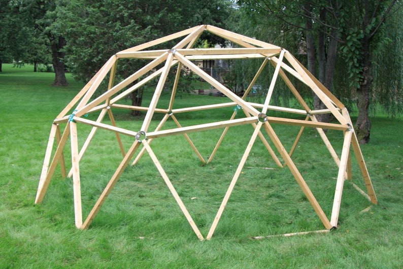 2v Geodesic Dome Hub Brackets Diy Metal Connectors For Timber Struts Mfg By Thunder Domes