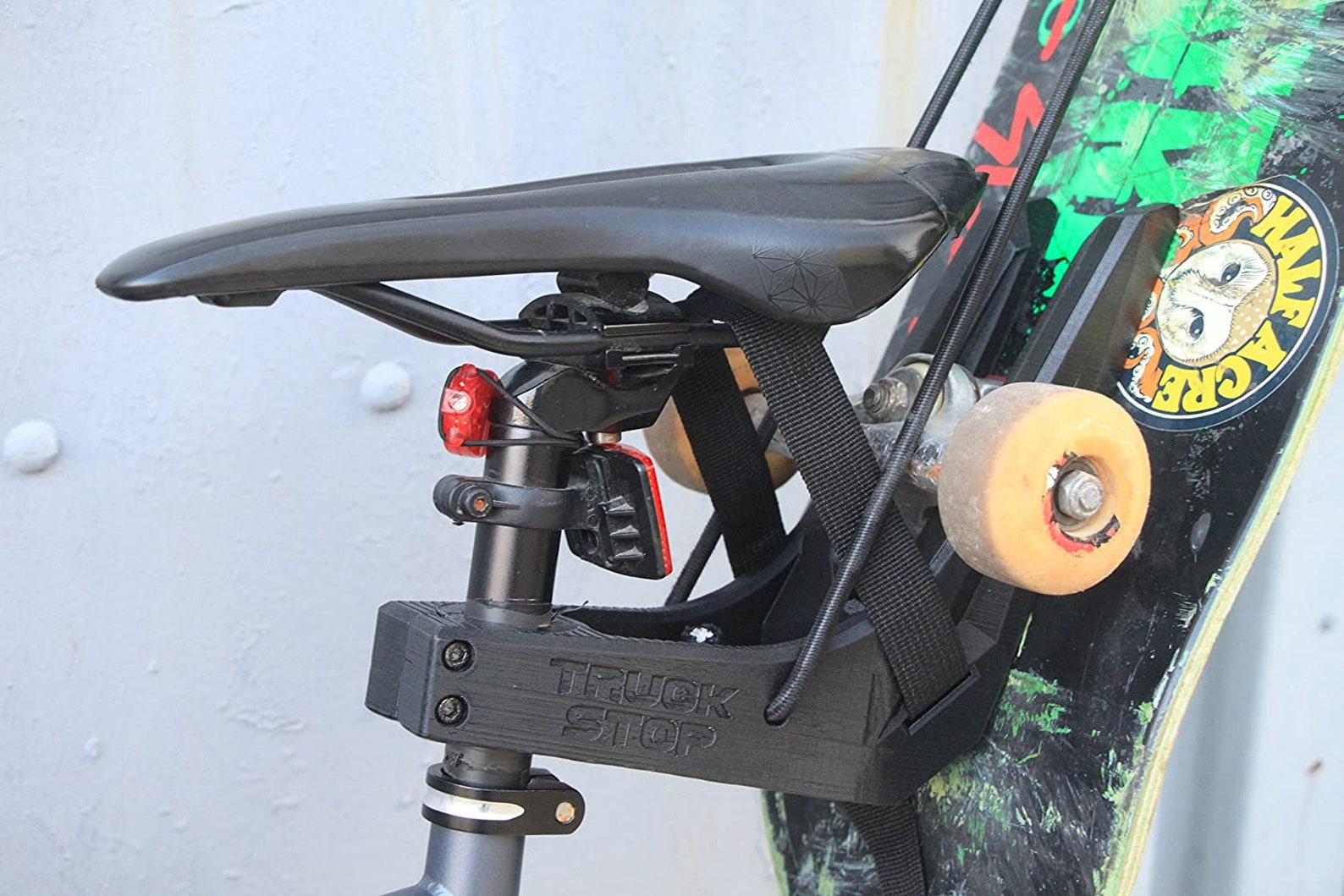 Rack for Mounting Skateboard to Bike bike Seat Skate Carrier Etsy