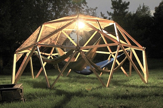 2V Geodesic Dome Hub Brackets DIY Kit Metal Connectors to Make