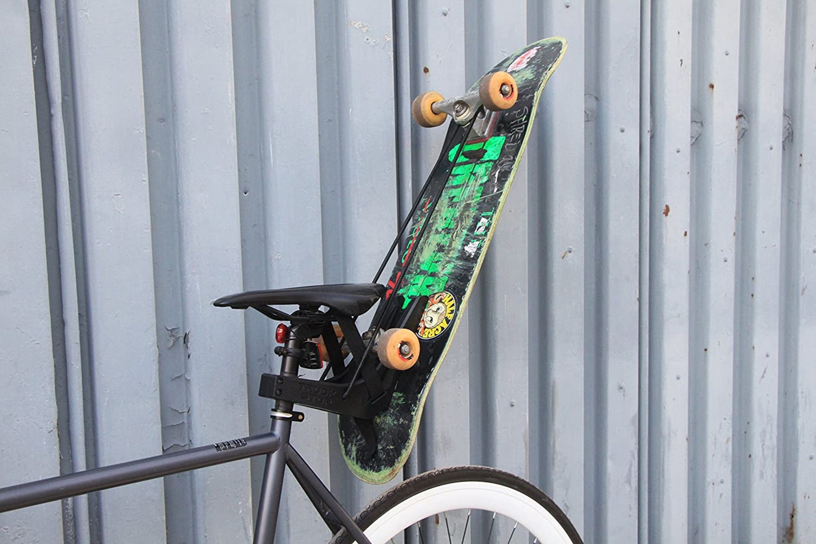Rack for Mounting Skateboard to Bike bike Seat Skate Carrier Etsy