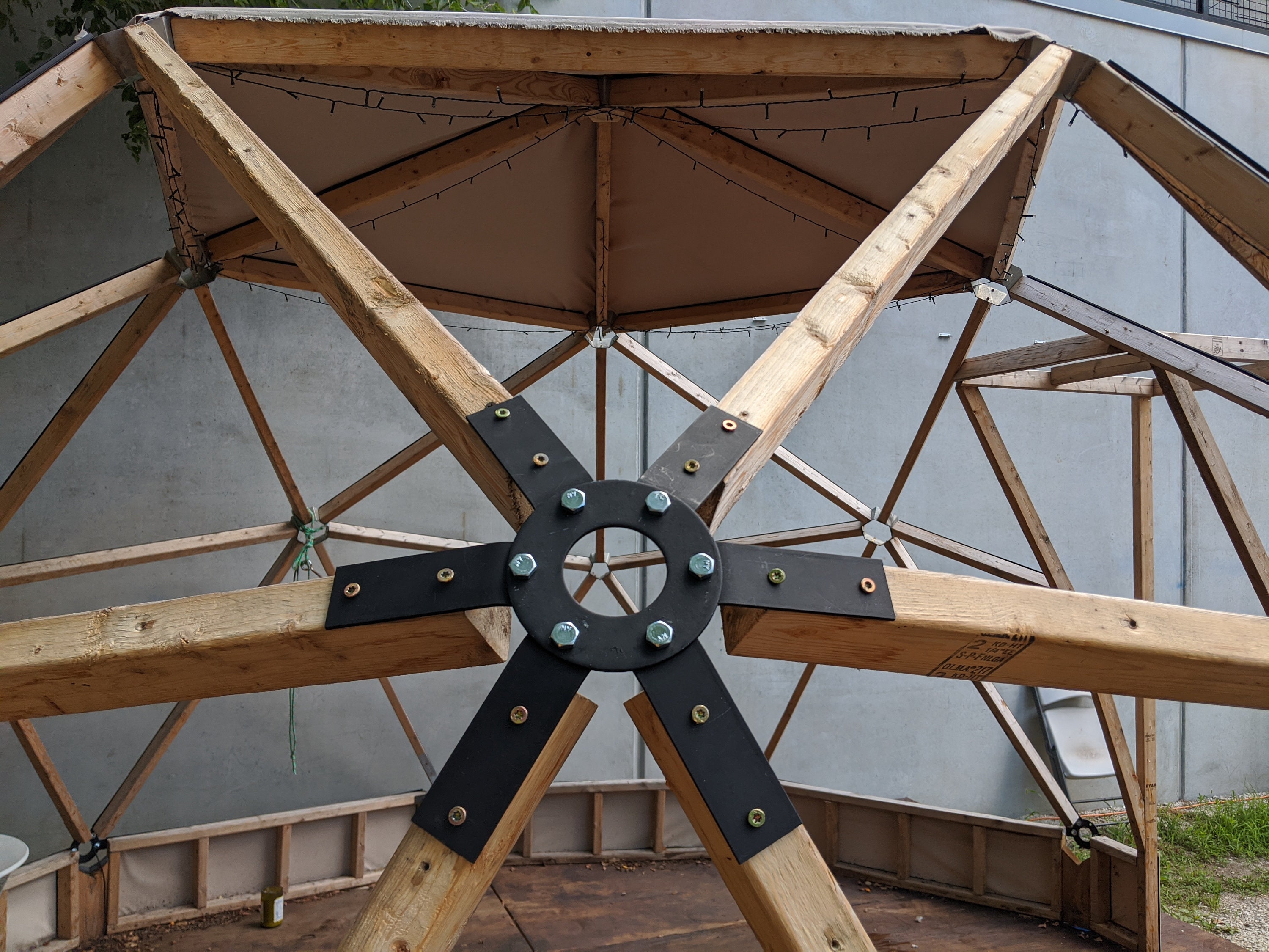 2V Geodesic Dome Hub Brackets DIY Kit Metal Connectors to Etsy