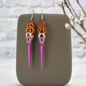 Lesbian Pride - Spike Earring