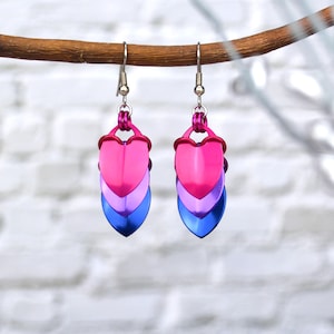 Bisexual Pride - Chevron Earring