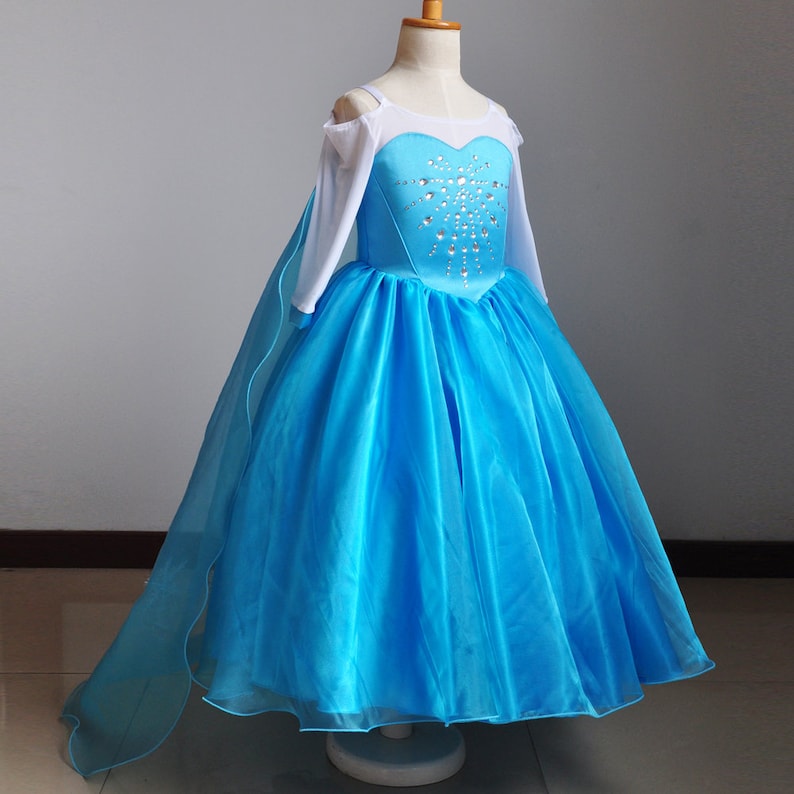 Elsa Costume Adult Dress Frozen Custom To Your Size Disney Princess Inspired