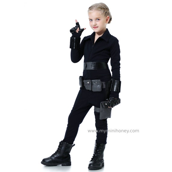Black Widow Costume Kids Girls Women Cosplay Captain America Avenger