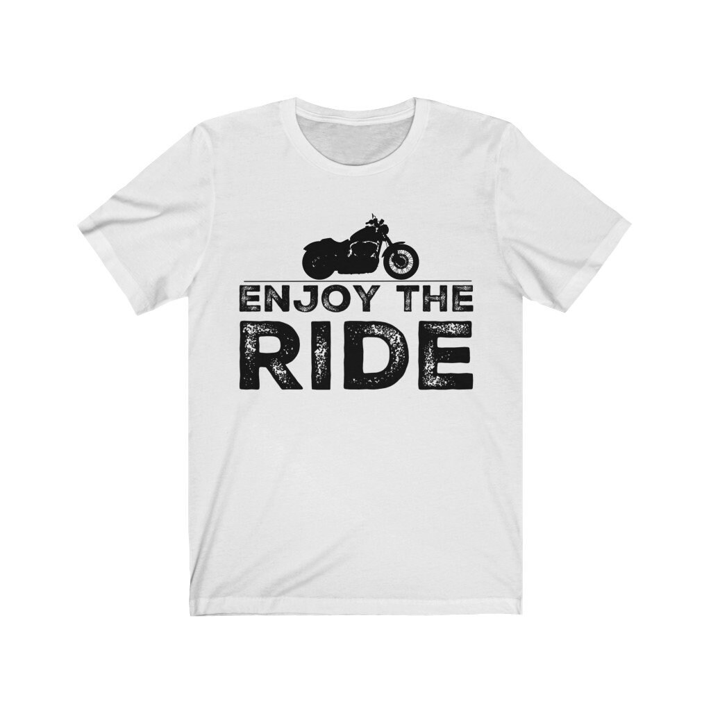 Enjoy the Ride Motorcycle Tshirt Motorcycle Tee Motorcycle Etsy