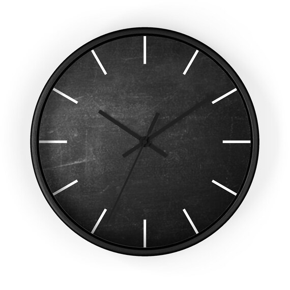 Modern Black & White Wall Clock Wall Hanging Clocks Etsy Australia