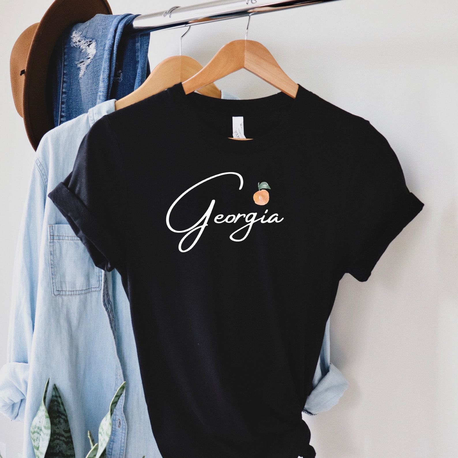 Peach Tshirt Jersey Short Sleeve Tee Etsy