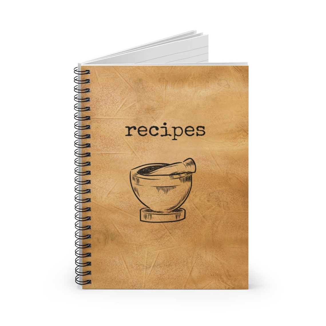 Recipe Book Spiral Notebook Ruled Line Cooking Supplies Etsy