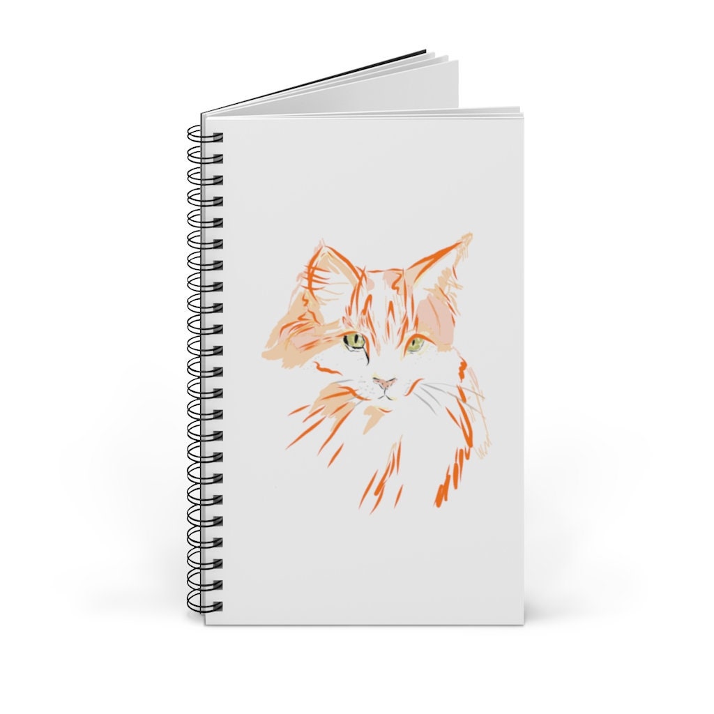 Norwegian Forest Cat Spiral Journal Cats Cat Lovers | Etsy