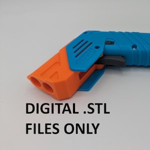 STL: Double Tap 2X Barrel Conversion voor Dart Zone Max Solo Pro 3D-geprinte mod-kit [digitaal bestand alleen voor 3D-printen]