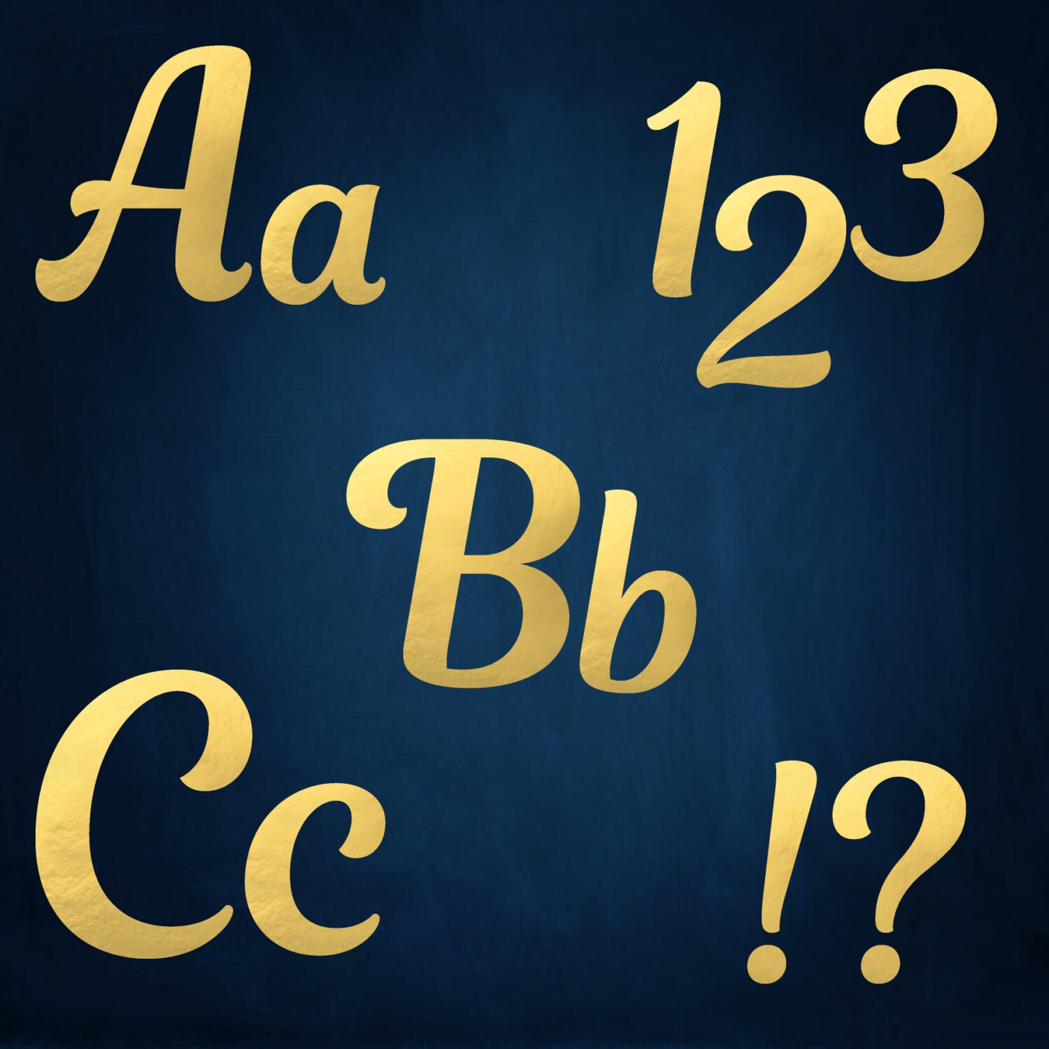 Gold Alphabet Clipart Digital Foil Alphabet Golden Clipart Etsy