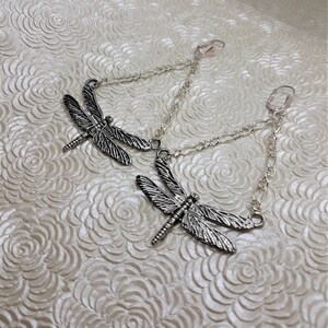 Dragonfly Dangle Earrings  / Festival Wear / Boho Bohemian Hippie Chic / Handmade Gifts