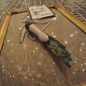 Rainbow Kyanite  Doll Parts Pendant