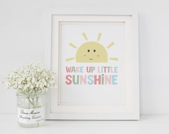 Sunshine Print - You Are My Sunshine Print - Shine Bright - Children's Print - Nursery Print - Play Room - Children's Gift - Kids Wall Art