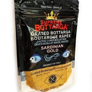 Sardinian Grated Bottarga, Premium Fish Roe