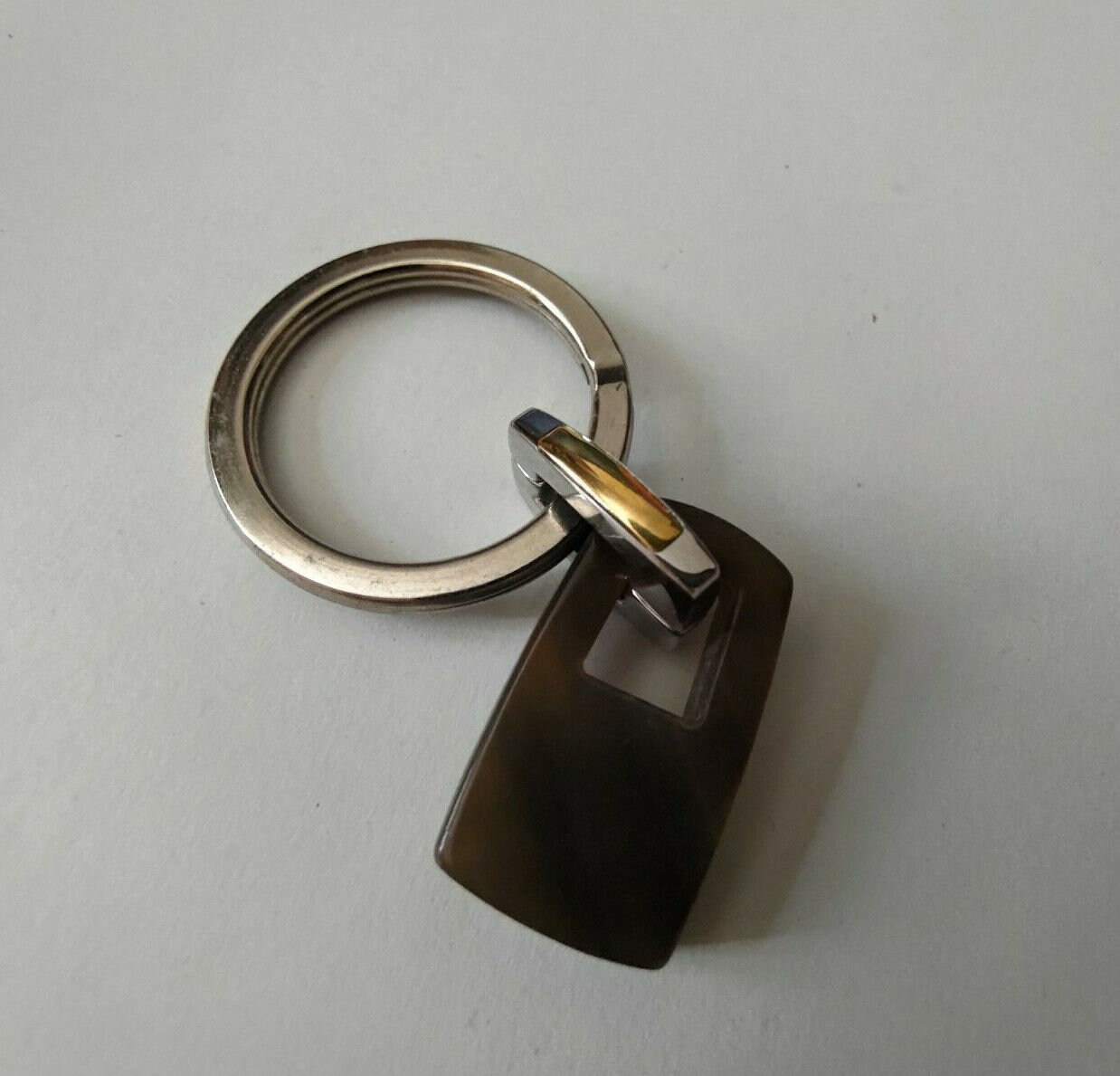 キーホルダー・キーリング MORELLATO 3409 PORTACHIAVI NATURAL HORN KEY RING Keyring by Morellato Horn , Steel , Gold - Etsy Israel