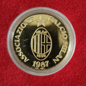 Milan football team commemorative medal