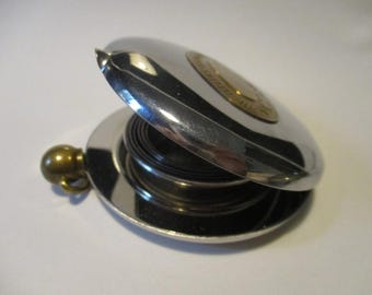 Vintage Dalvey Telescopic Pocket Cup: Stainless Steel With Brass