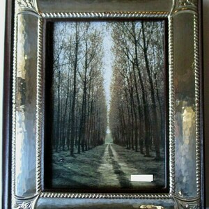 Photo album silver and eco leather