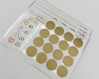 Wedding Scratch Off Savings Challenge, Cash Stuffing, Cash Envelopes, Cash Budgeting, Laminated, Reusable