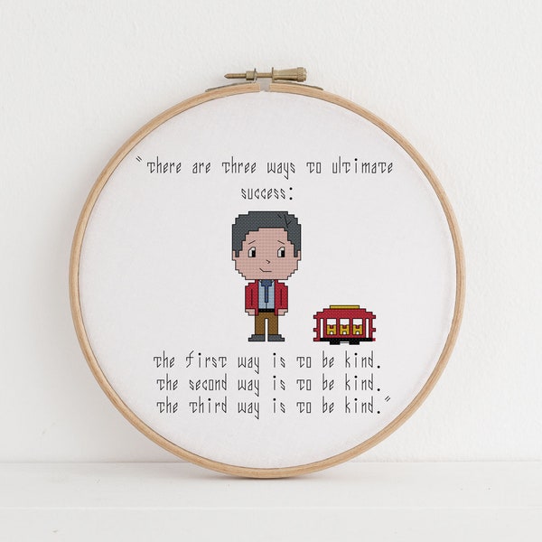 Mr Rogers Cross Stitch Pattern