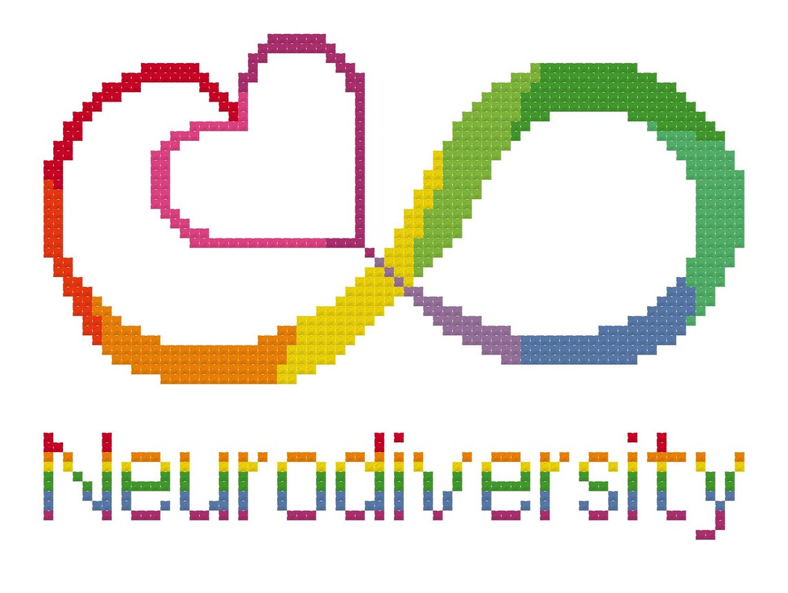 Neurodiversity Symbol Cross Stitch Pattern - Etsy