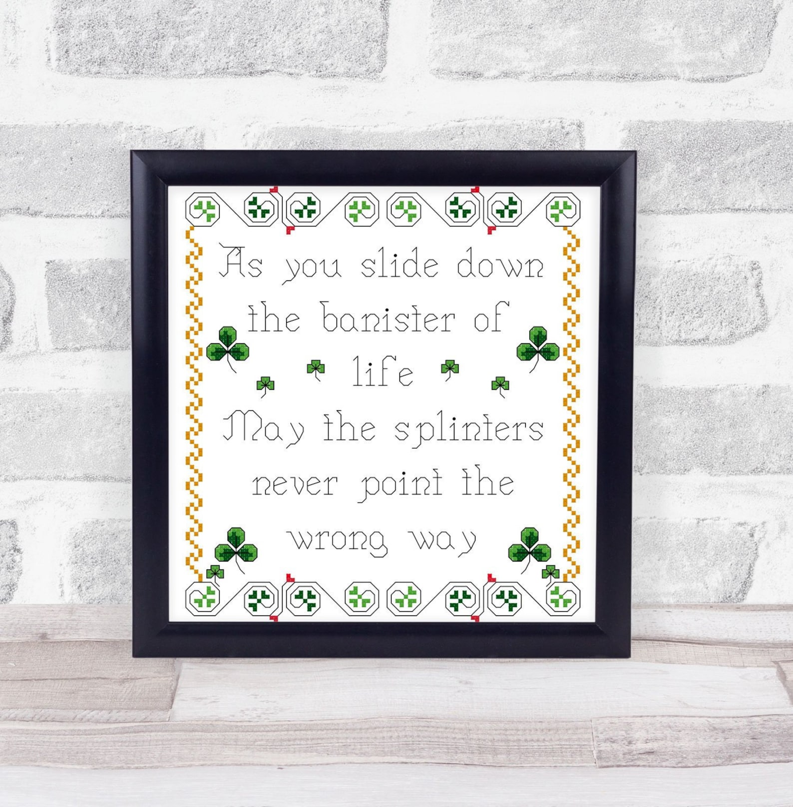 Banister of Life Irish Blessing Cross Stitch Pattern Etsy