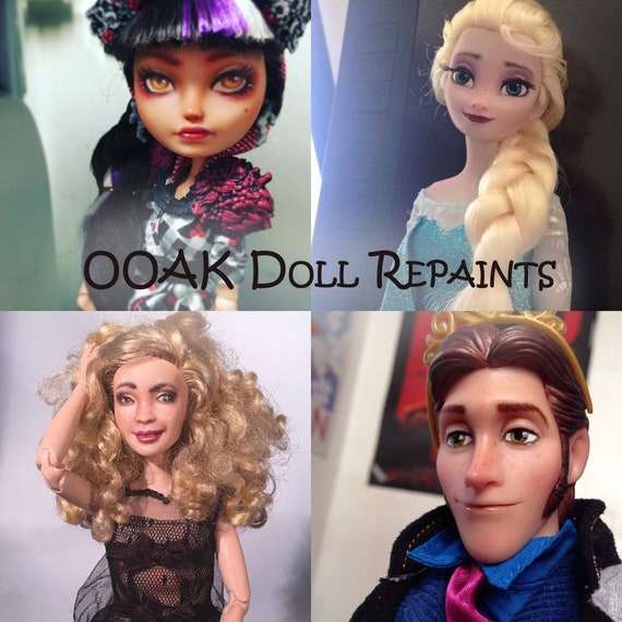 ooak dolls before and after