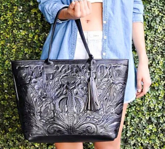 patent leather tote bag