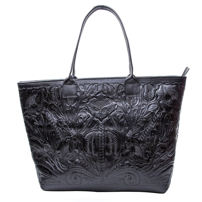 Hand Tooled Leather Bag main image 1