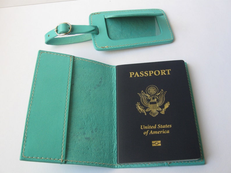 Passport Slip Two Tone Leather main image 1