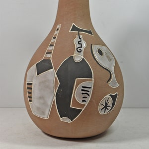 Vtg MCM WEG Pottery Ceramic Jug Vase Vessel William Forauer and Elmer Gross