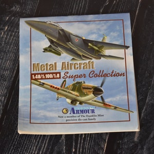 Armour Collection Franklin Mint Precision Die Cast Metal Aircraft Book Catalog