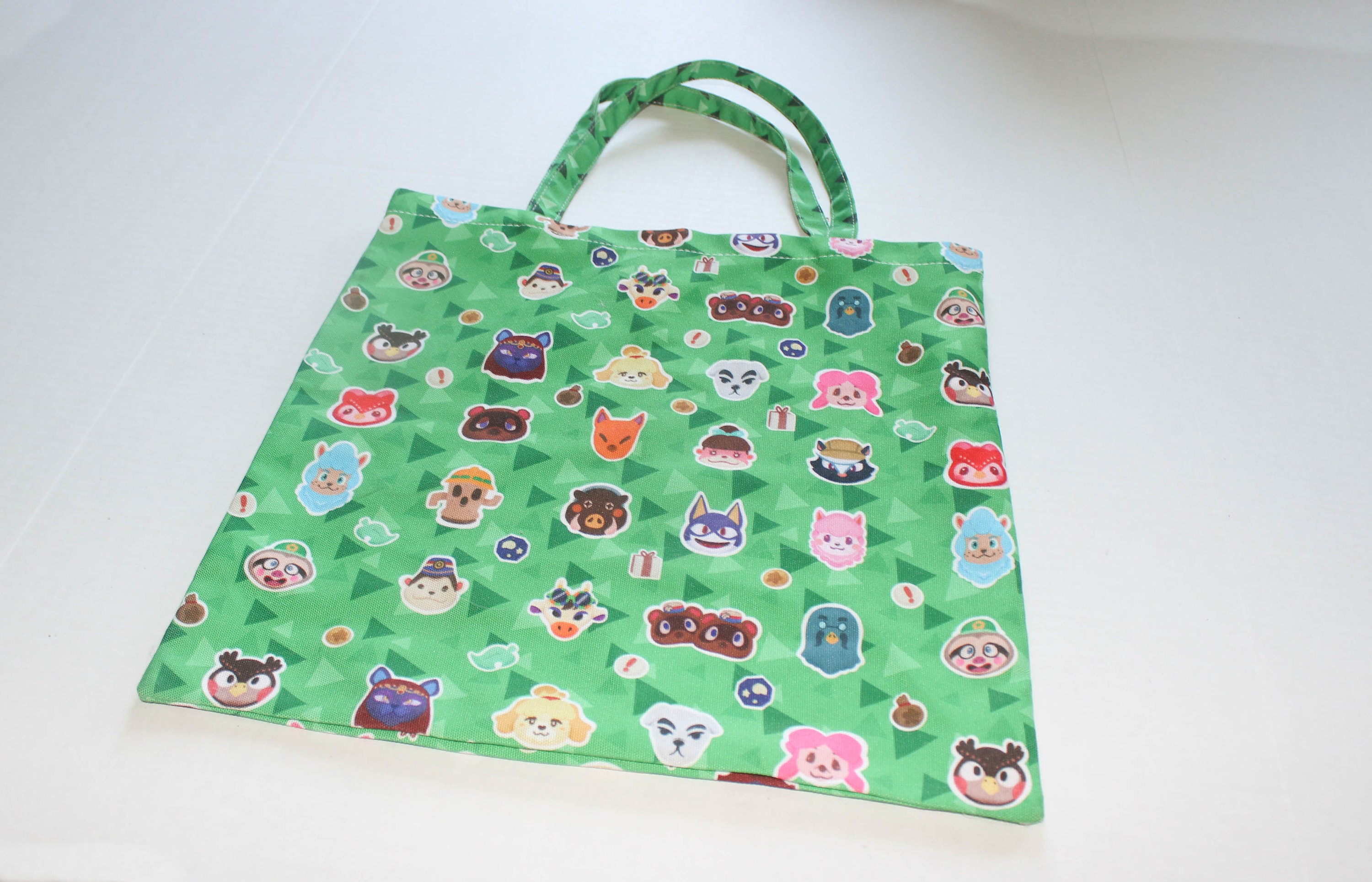 Animal Crossing Inspired Tote Bag Reusable Grocery Bag Etsy