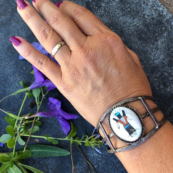 Gahn Dancer Cuff | Inlay Cuffs | Apache Jewelry |… - image 2