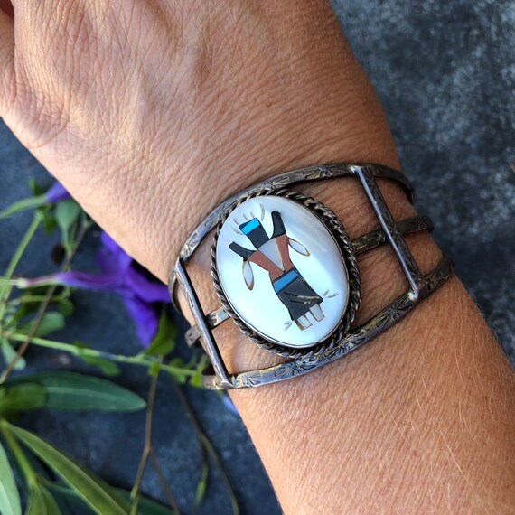 Gahn Dancer Cuff | Inlay Cuffs | Apache Jewelry |… - image 5
