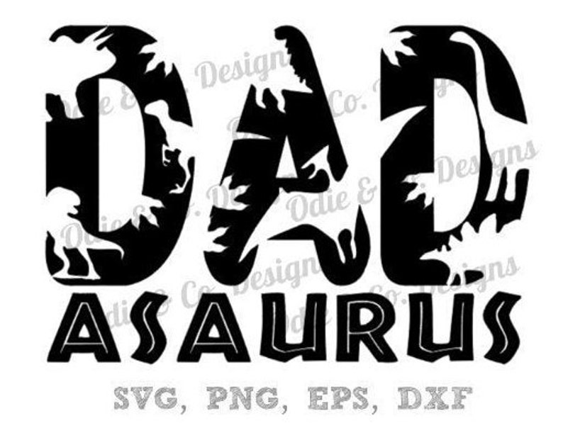 Download Dad Dinosaur SVG Dadasaurus SVG png eps dxf Dadasaurus | Etsy