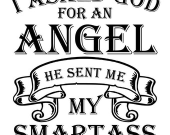 Free Free 69 Mother Of An Angel Svg SVG PNG EPS DXF File